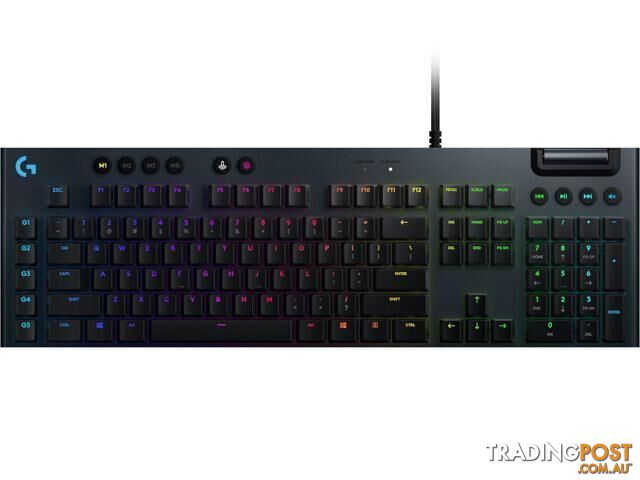 Logitech 920-009222 815 Lightspeed Wired RGB Mechanical Gaming Keyboard Tactile - Logitech - 097855149077 - 920-009222