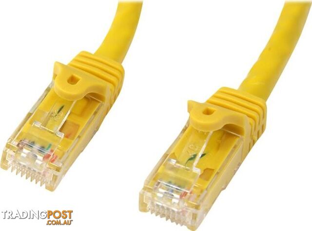 StarTech N6PATC7MYL 7m Yellow Snagless UTP Cat6 Patch Cable - StarTech -...