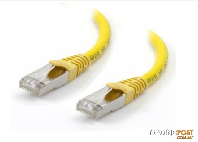 Alogic C6A-0.3-Yellow-SH 0.3m Yellow 10G Shielded CAT6A LSZH Network Cable - Alogic - 9350784010933 - C6A-0.3-Yellow-SH