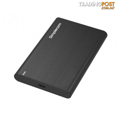Simplecom SE221BK Aluminium 2.5" SATA HDD/SSD to USB 3.1 Enclosure - Simplecom - 9350414001751 - SE221BK