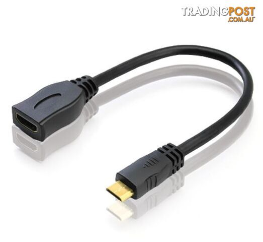 Alogic 15cm Mini HDMI(M) to HDMI (F) HDMI-MINI-ADPCL - Alogic - 9350784001320 - HDMI-MINI-ADPCL