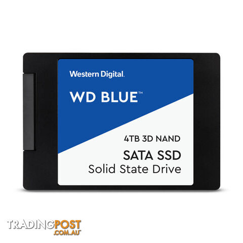 WD WDS400T2B0A 4TB Blue 3D NAND SATA3 2.5" SSD - WD - 0718037868127 - WDS400T2B0A