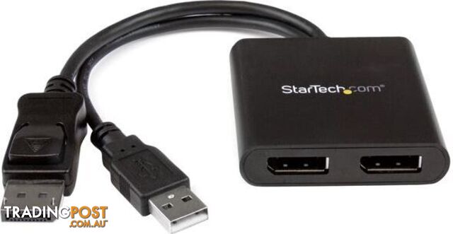 StarTech MSTDP122DP MST hub - DisplayPort to 2x DisplayPort - StarTech - 065030860574 - MSTDP122DP