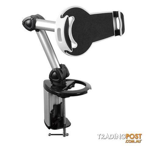 Brateck PAD18-02 2-IN-1 Aluminum Tablet Desk Clamp Holder (Desk Stand/Wall Mount) For Most 7"-10.4" Tablets - Brateck - 9341756003312 - PAD18-02