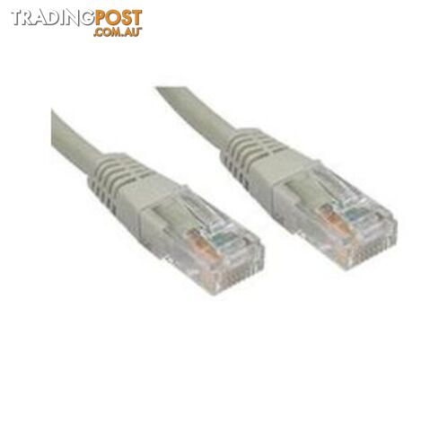 AKY CB-CAT6A-15GRY Cat6A Gigabit Network Patch Lead Cable 15M Grey - AKY - 750258579352 - CB-CAT6A-15GRY