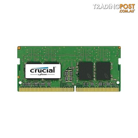 Crucial CT4G4SFS824A 4GB DDR4 2400MHz Notebook Memory (SoDIMM) - Crucial - 0649528774798 - CT4G4SFS824A