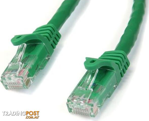 StarTech N6PATC2MGN 2m Green Snagless UTP Cat6 Patch Cable - StarTech -...