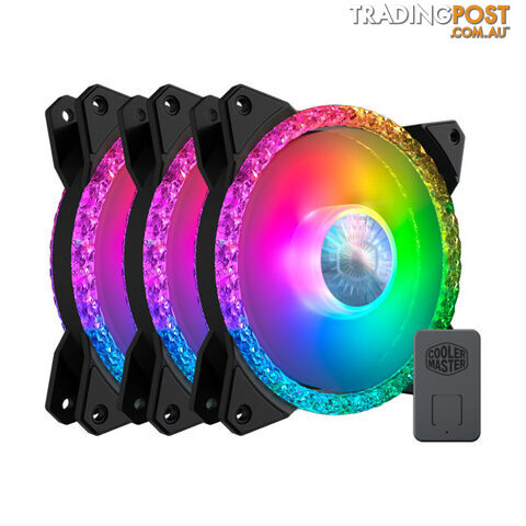 Cooler Master MFY-B2DN-203PA-R1 MF120 Prismatic ARGB Triple Loop 3 in 1 - Cooler Master - 4719512109946 - MFY-B2DN-203PA-R1