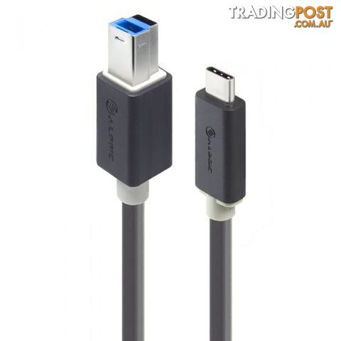 Alogic U3-TCB02-MM 2m USB 3.0 USB-C to USB-B - Male to Male - Pro Series -...