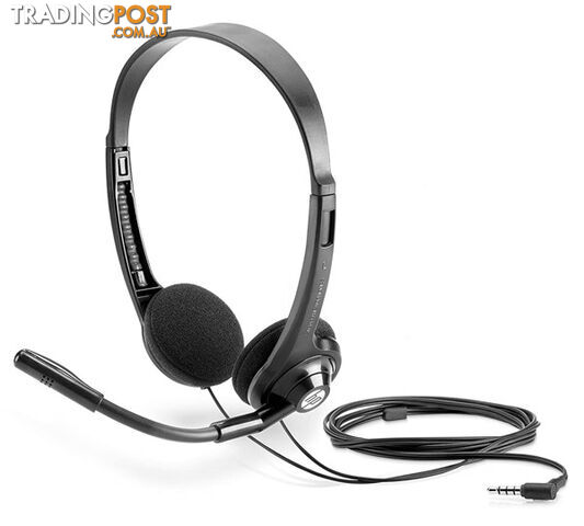 HP 2EM62AA Boom Mic Headset 150 Black - HP - 4573285712105 - 2EM62AA