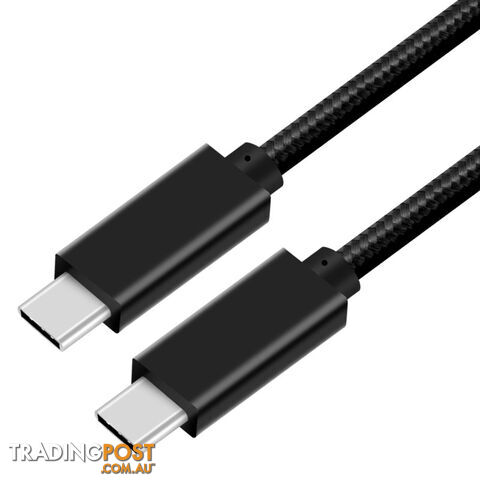 Astrotek AT-CMCM-2 USB C cable Male to Male 3.1v Gen. 2 support 10G Nickle...
