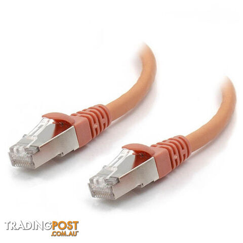 Alogic C6A-05-ORANGE-SH 5m Orange10GbE Shielded CAT6A LSZH Network Cable -...