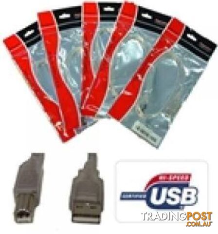 USB2.0 A-B 1.8M Printer Cable UC-2002AB - Generic - 9341756008881 - UC-2002AB