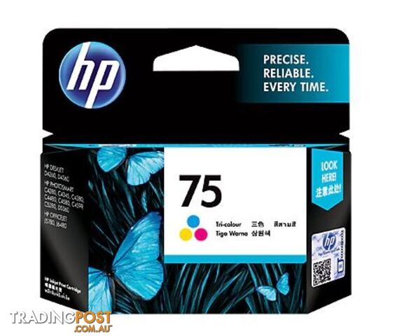 HP No 75 Tri-colour (CB337WA) ink Cartridge DJ4260, PSC 4280,4385,5280,5360, OJ5780 - HP - 884420904182 - CB337WA