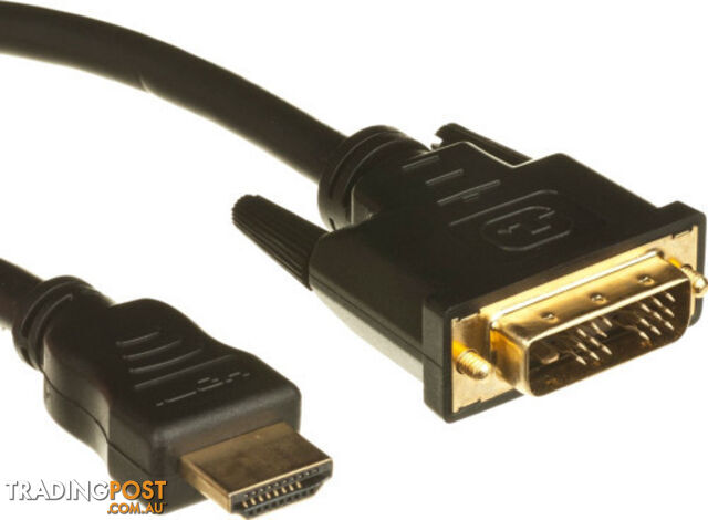 StarTech HDDVIMM2M 2m High Speed HDMI to DVI Cable - StarTech - 065030844666 - HDDVIMM2M