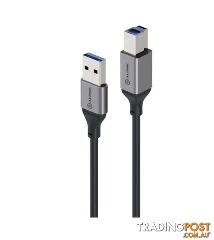 Alogic U32ABRBK 2m Ultra USB3.0 USB-A (Male) to USB-B (Male) Cable - Alogic - 9350784016300 - U32ABRBK