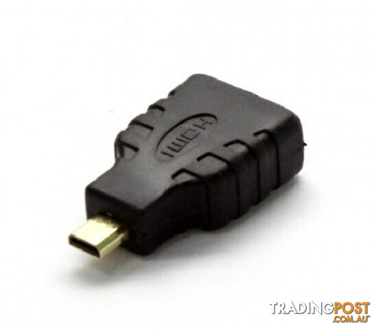 Alogic HDMI-MICRO-ADP Micro HDMI (M) to HDMI (F) Adapter - Male to Female - Alogic - 9350784001344 - HDMI-MICRO-ADP