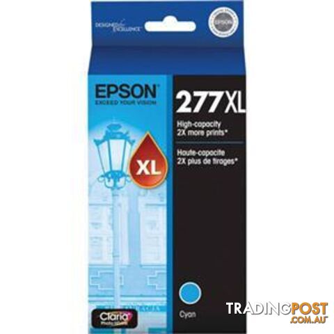 Epson 277XL Claria Photo HD Cyan High Capacity for XP-850C13T278292 - Epson - 9314020612428 - C13T278292