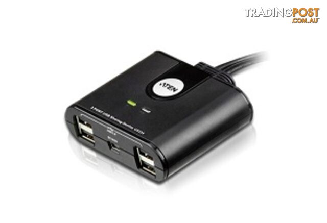 Aten US224-AT 2 Port USB Peripheral Sharing Device - Aten - 672792003790 - US224-AT