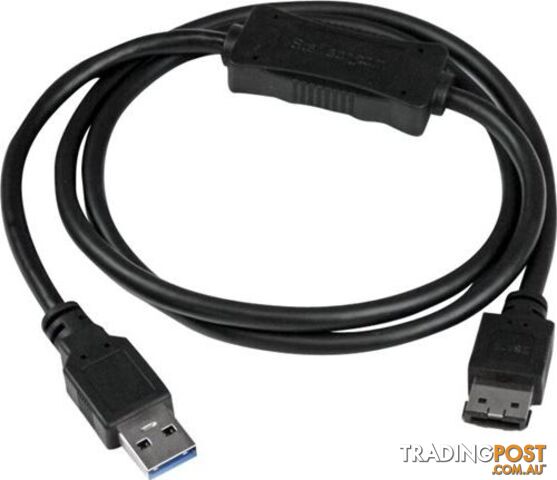 StarTech USB3S2ESATA3 USB 3.0 to eSATA HDD/SSD/ODD 3ft Cable - StarTech -...