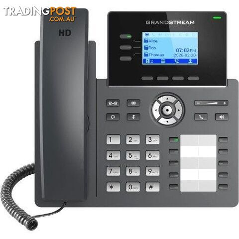 Grandstream GRP2604P 3 Lines 6 SIP Accounts IP Phone PoE - Grandstream - 6947273703242 - GRP2604P