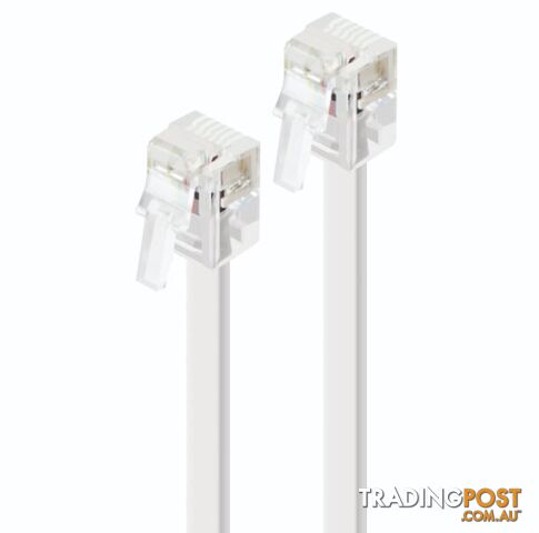 Alogic RJ12-01 1m RJ12 Telephone Cables/6P6C Male to Male - Alogic -...