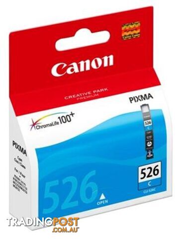 Canon CLI-526C Cyan Ink Catridge CLI526C - Canon - 4960999670034 - CLI526C