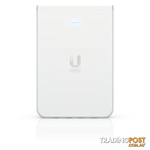 Ubiquiti U6-IW UniFi WIFI-6 In-Wall Wall Mounted Access Point with a Built-in POE Switch - Ubiquiti - 810010077493 - U6-IW