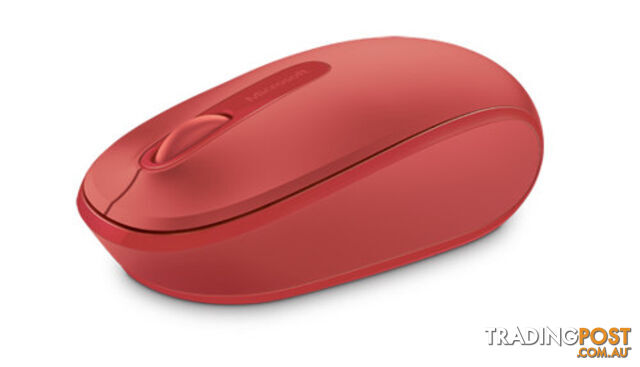 Microsoft U7Z-00035 Wireless Mobile Mouse 1850 Flame Red V2 - Microsoft - 885370736397 - U7Z-00035