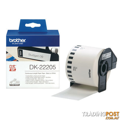 Brother DK-22205 Consumer Paper Roll - Brother - 4977766628198 - DK-22205