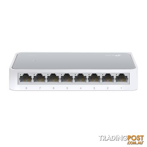 TP-Link TL-SF1008D 8 Port Unmanaged 10/100Mbps Desktop Switch - TP-Link - 845973020071 - TL-SF1008D