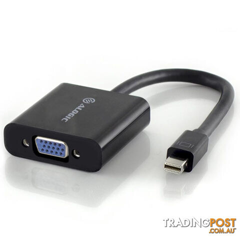 Alogic MDP-VGA-ACTV 20cm Active Mini DisplayPort to VGA Adapter-Male to Female -...