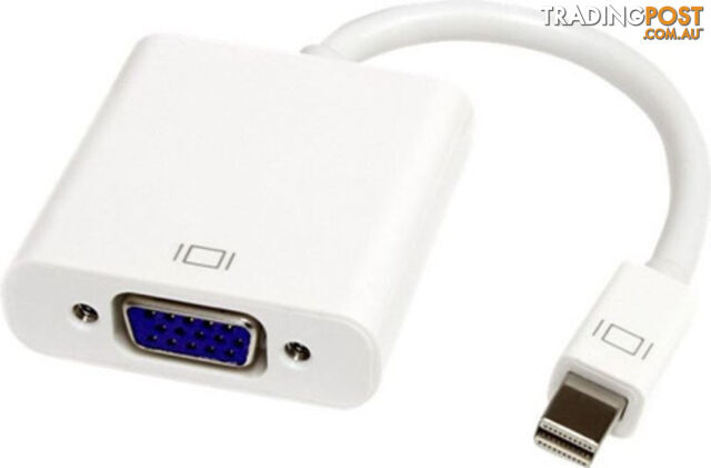 StarTech MDP2VGAW Mini DisplayPort to VGA Adapter - White - StarTech -...