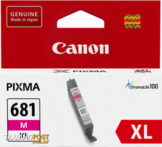 Canon CLI681XLM Maganta Ink Cartridge - Canon - 4549292087390 - CLI681XLM