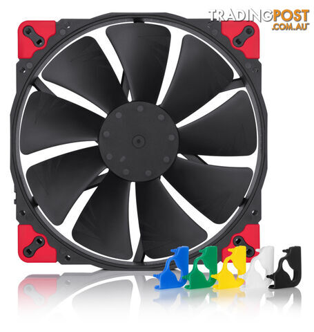 Noctua NF-A20-PWM-CH-BK-S NF A20 PWM chromax.black.swap 200mm NF-A20 PWM Chromax Black Swap 800RPM Fan - Noctua - 0841501110450 - NF-A20-PWM-CH-BK-S - photo 1 of 1