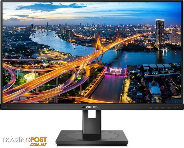 Philips 243B1 23.8" IPS FHD Slim Bezel USB-C Docking Monitor with Power Sensor and Light Sensor - Philips - 0609585253704 - 243B1