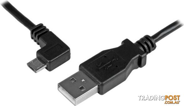 StarTech USBAUB50CMLA 0.5m Left Angle Micro USB Cable - 24AWG - StarTech - 065030868174 - USBAUB50CMLA