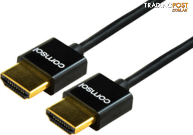 Comsol HD-SS-010 1M Super Slim High Speed HDMI Cable with Ethernet - Comsol - 9332902009968 - HD-SS-010