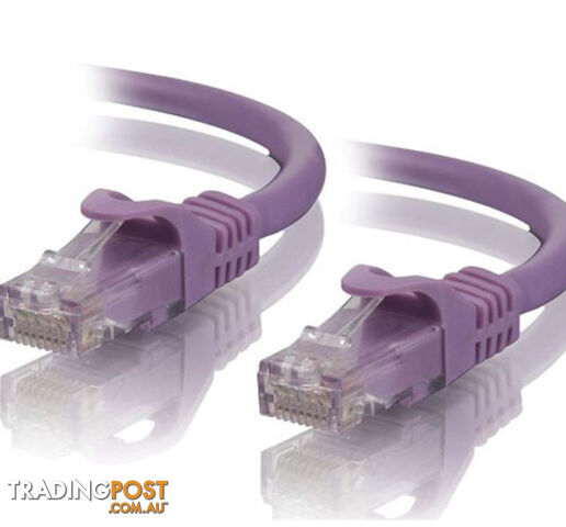 Alogic 0.5m CAT6 Network - PURPLE C6-0.5-PURPLE - Alogic - 9319308581472 - C6-0.5-PURPLE