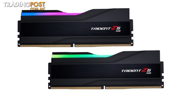 G.Skill F5-6000J3636F16GX2-TZ5RK Trident Z5 RGB 32GB (2x16GB) DDR5 6000MHz CL36-36-36-96 1.35V Memory Kit Black - G.Skill - 848354040712 - F5-6000J3636F16GX2-TZ5RK