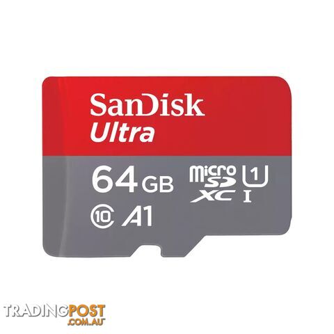 SanDisk SDSQUAB-064G-GN6MN Ultra microSDXC SQUAC Memory Card 64GB - Sandisk - 619659200473 - SDSQUAB-064G-GN6MN