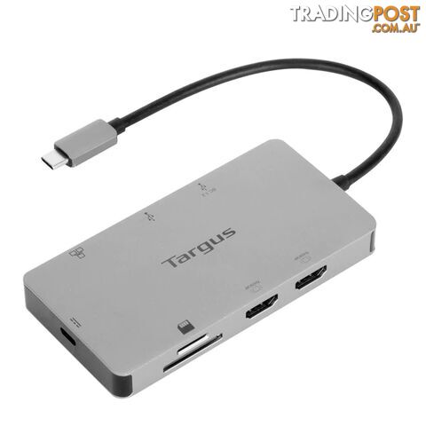 Targus DOCK423AU USB-C Dual HDMI 4K Docking Station with 100W Power Delivery Pass-Thru - Targus - 5051794035124 - DOCK423AU