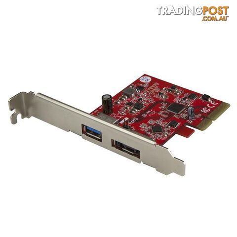 StarTech PEXUSB311A1E PCIe Card 2 Pt USB 3.1 (10Gbps) + eSATA - StarTech - 065030875059 - PEXUSB311A1E