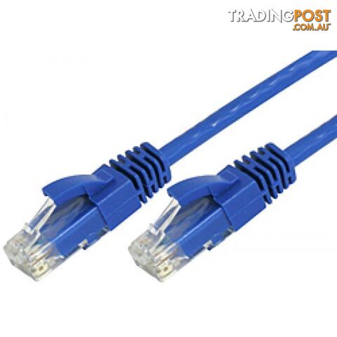 8ware CAT6THINBL-5M CAT6 Ultra Thin Slim Cable 5m / 500cm - Blue - 8ware - 0750258579963 - CAT6THINBL-5M