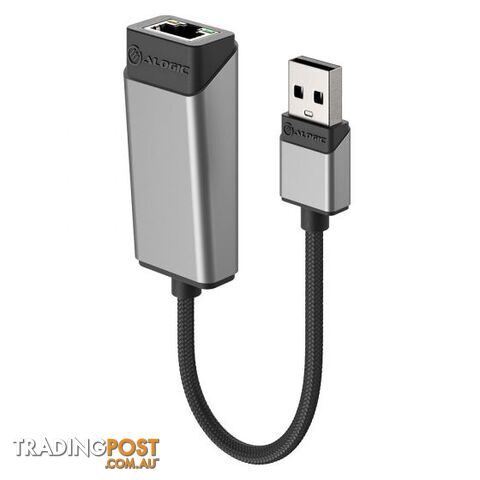 Alogic ULAGE-SGR Ultra USB-A (USB 3.0) to RJ45 Gigabit Ethernet Adapter15cm - Alogic - 9350784019899 - ULAGE-SGR
