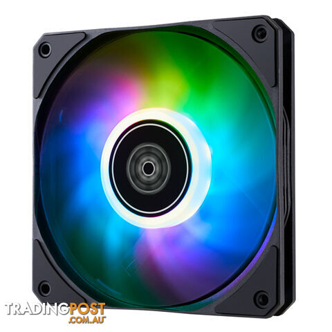 SilverStone SST-AS120B-ARGB Air Slimmer 120mm Slim Case ARGB PWM Fan -...
