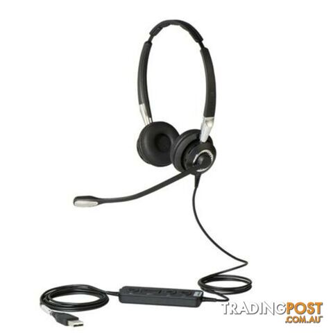 Jabra 2499-823-209 BIZ 2400 II Duo USB/BT/MS Headset - Jabra - 5706991017779 - 2499-823-209