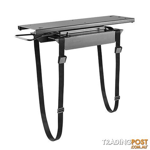 Brateck CPB-12 Strap-On Under-Desk ATX Case Holder with Sliding Track, Up to 10kg,360 Swivel - Brateck - 6956745162623 - CPB-12