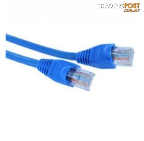 AKY CB-CAT6A-0.5BLU Cat6A Gigabit Network Patch Lead Cable 0.5M Blue - AKY - 080687500178 - CB-CAT6A-0.5BLU