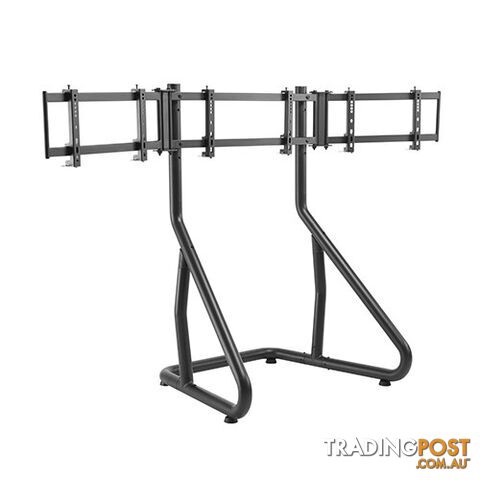 Brateck LRS01-SR02 Triple Monitor Stand-Perfect Viewing in the Game - Brateck - 6956745159982 - LRS01-SR02